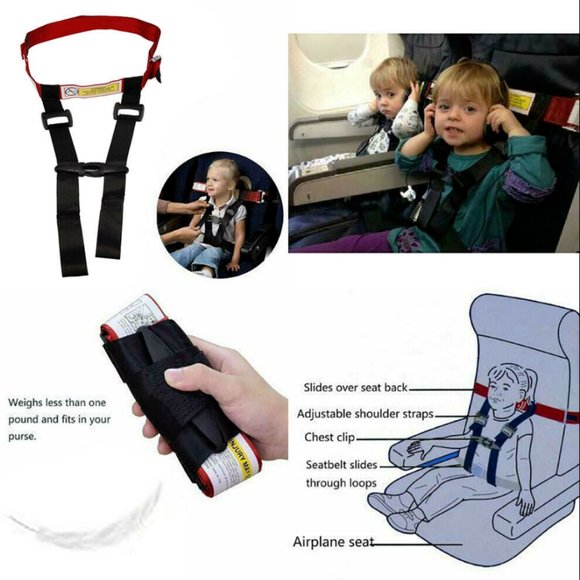 Cares Kids Fly Safe Airplane Safety Harness Seatbeltbelt Device -2 Sets - Picture 5 of 5